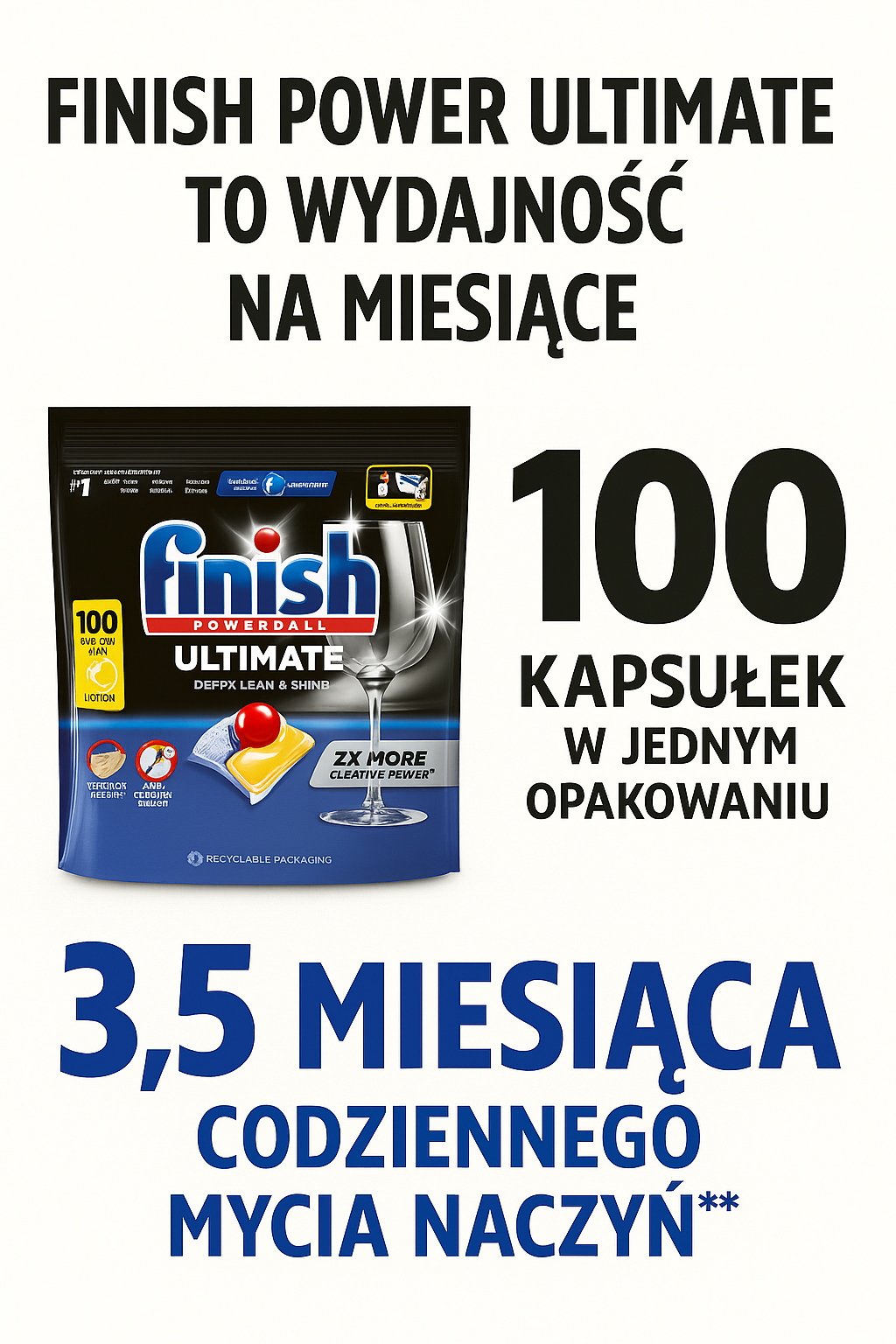 100 kapsułek Finish – na ile wystarcza?