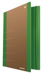 Teczka Z Gumką Donau Life Karton A4 500Gsm 3-Skrz. Zielony