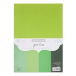 Zestaw Papierów 220G - Green Tones A4 20 Ark.  /DpCraft