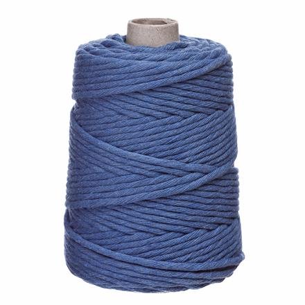 Sznurek Bawełniany Skręcany 5mm 100m Jeansowy / DpCraft