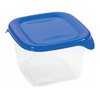 Pojemnik Na Żywność Kwadratowy Fresh&Go 0,45L Niebieski Transparentny / Curver 182238