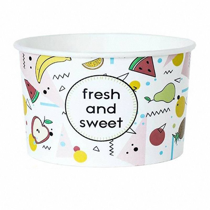 Pojemnik Miska na Lody 360ml A'25 Nadruk Fresh and Sweet