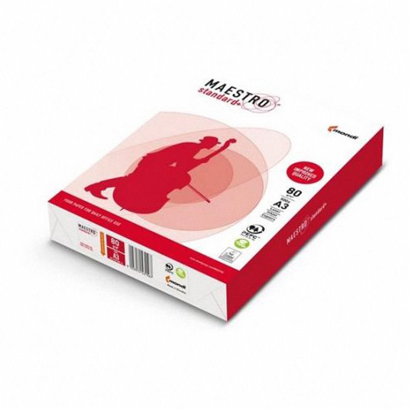 Papier Xero A3 80g Klasa B Maestro Standard Plus