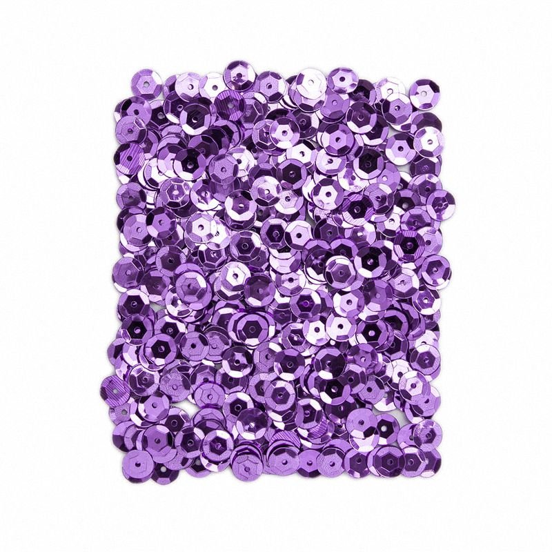 Cekiny Metalizowane 15g 9mm  [DPCE-068]  Fioletowe Jasne / DpCraft