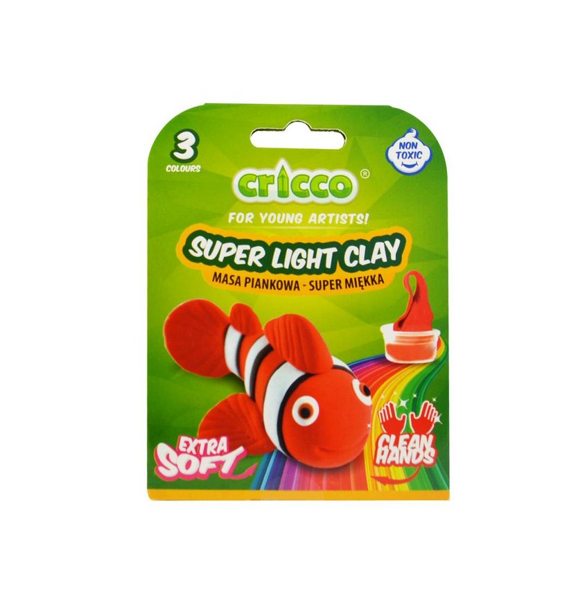 Masa Piankowa  Cricco  Zestaw Mini 30G, Zwierzaki