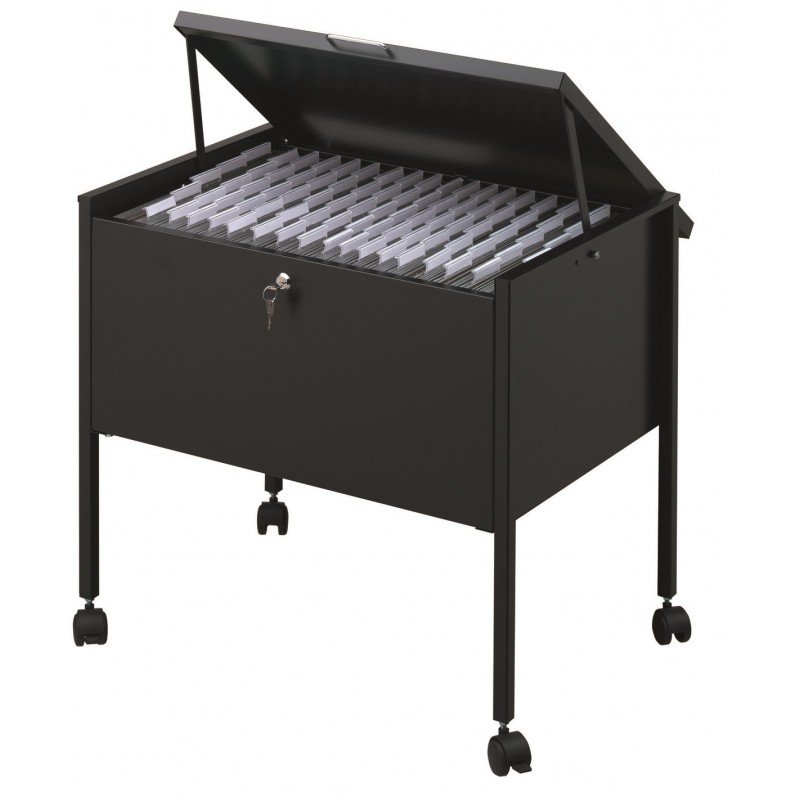 Wózek Na Teczki Zawieszkowe 80 A4 Top Eco Czarny /Durable 309801