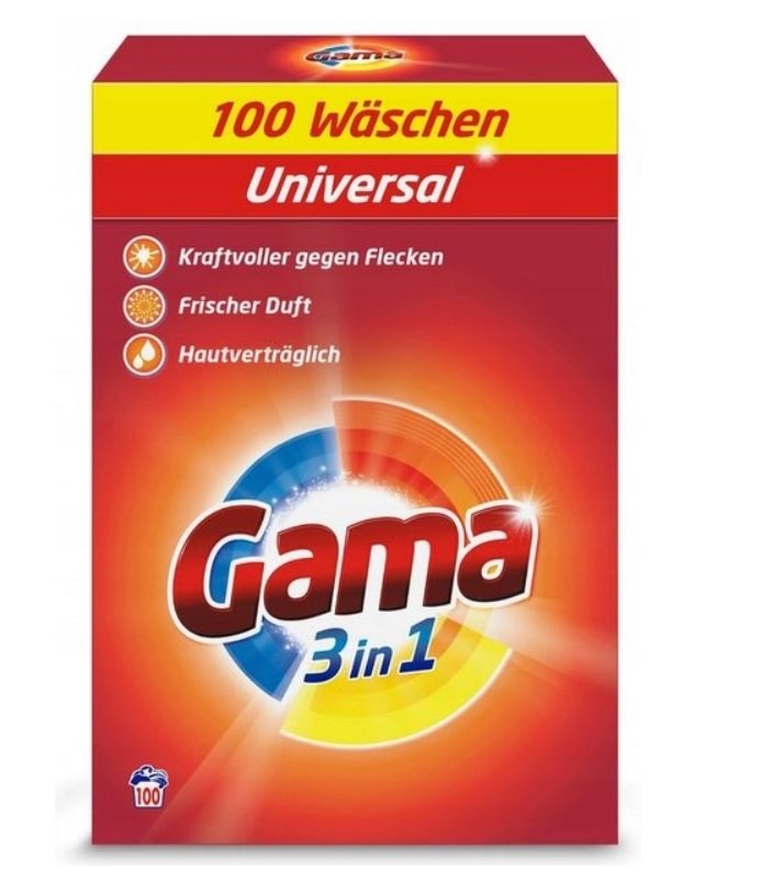 Proszek Gama 6,5kg Uniwersalny 100prań