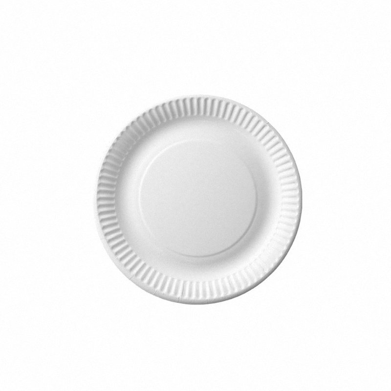 Talerz Papierowy śr.18cm 100szt. Biały