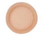 Talerz papierowy śr.15cm Nature 100szt. /Abc-Pak