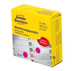 Kółka samop. Avery 800szt. Śr. 10mm różowe 3850