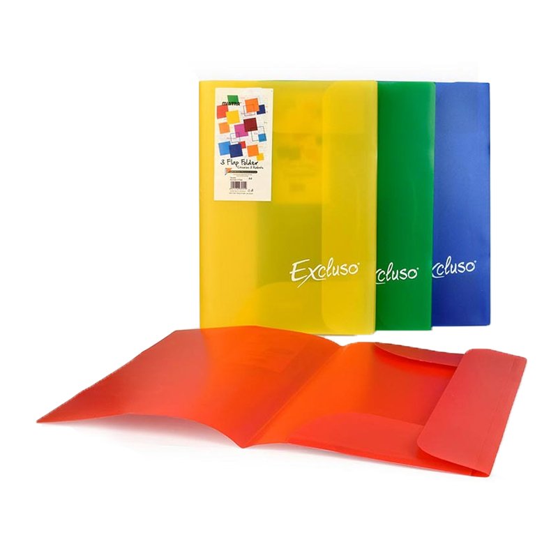 Teczka Ofertowa A4 Excluso 3 Flap Folder Żółta /Mintra 93955