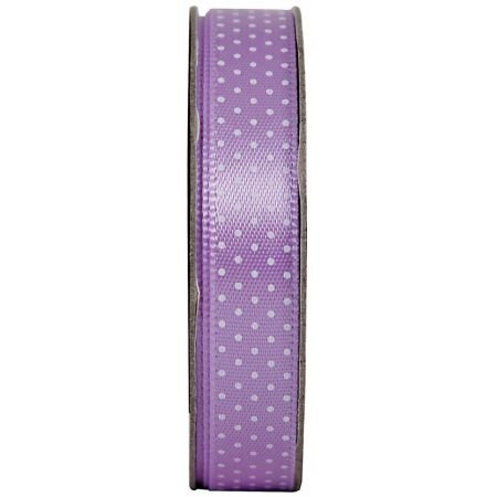 Tasiemka Satynowa w Kropki - Anita'S - Lilac Mist 3M /DpCraft