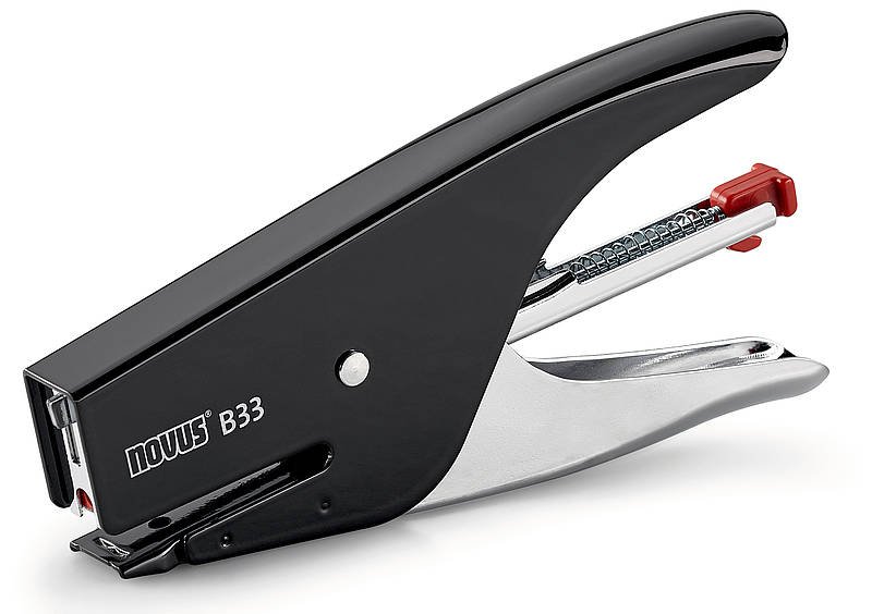 Zszywacz Novus B33 Nożycowy 15k Czarno-Szary 021-0039