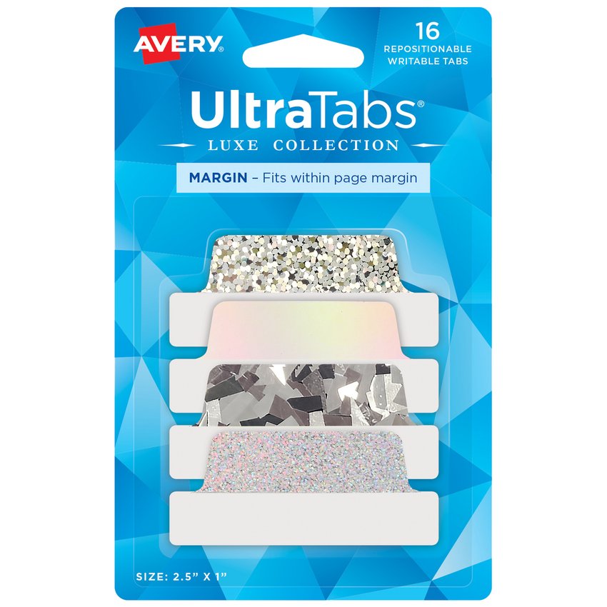 Ultra Tabs samoprzylepne zakładki indeksujące holograficzne 63,5x25,4 mm No.74179 / Avery