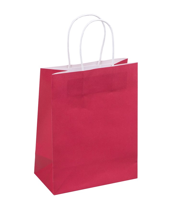 Torebka na prezenty DONAU HOME papierowa 18x23x10cm całoroczna jednolita mix kolorów