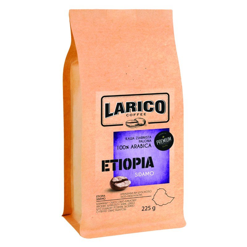 Kawa Larico Etiopia Sidamo Ziarnista 225g