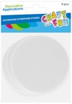 Ozdoba dek styrop podstawka 15CM 4SZT CF 6 24