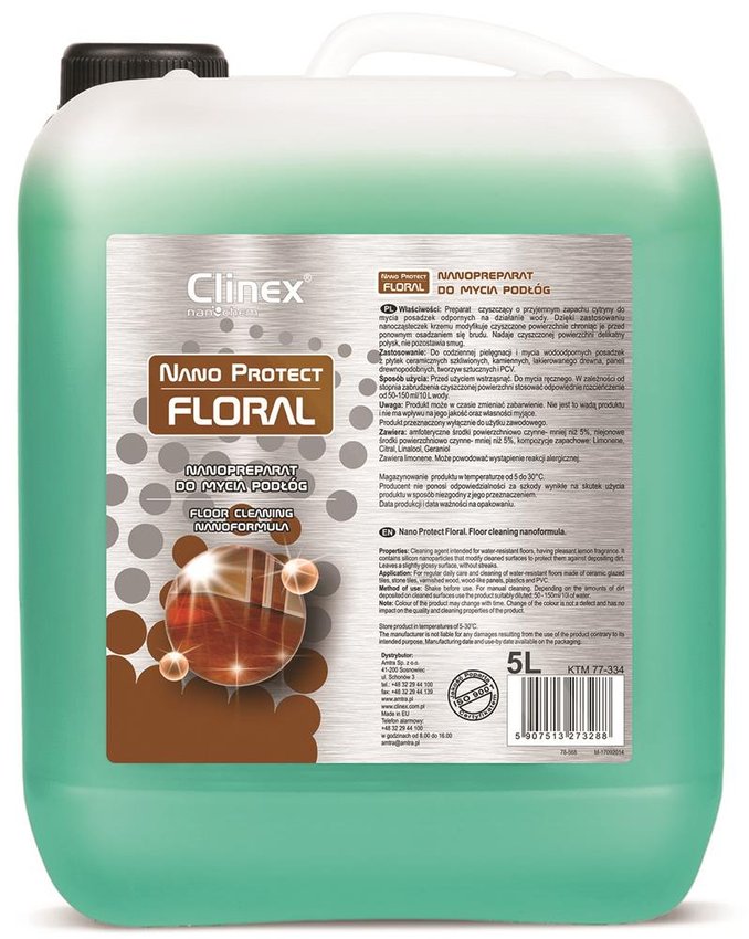 Środek do mycia Clinex Floral Nano Protect 5L 70-334