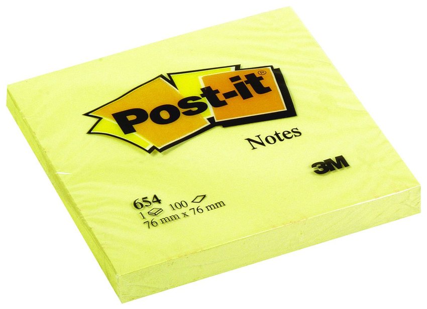 Notes Samop. 76X76 Żółty Post-It