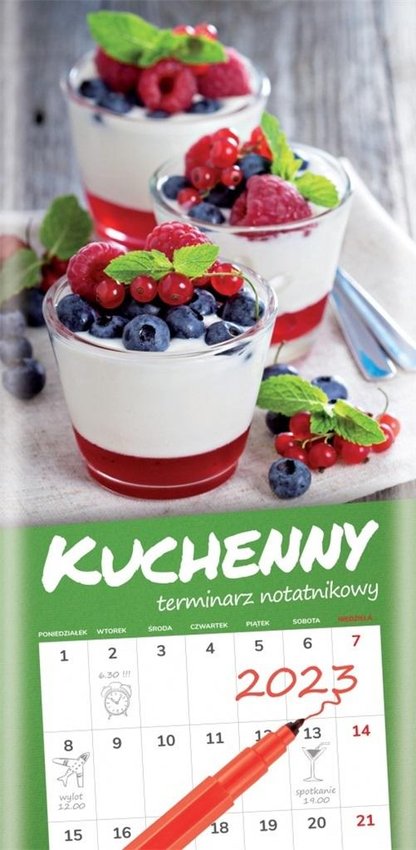 Kalendarz  Notatnikowy Kuchenny 2023  /Artsezon