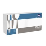 Serwetki AFH AHA 2-warstwowe składanie 1/4 33x33cm 250 szt., białe