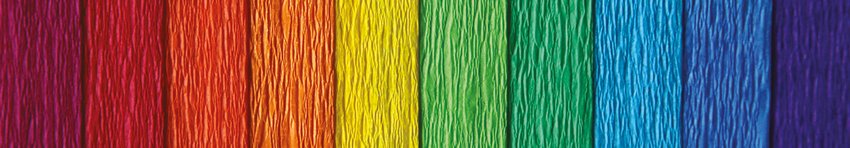 Bibuła Marszczona Mix Spectrum 10szt. /Interdruk