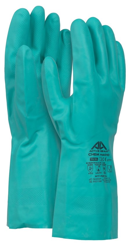 Rękawice chemiczne ACTIVE CHEM rozm. 7 zielone