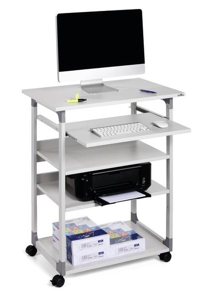 Stolik Do Komputera System Computer Trolley 75 VH Szary /Durable 372010
