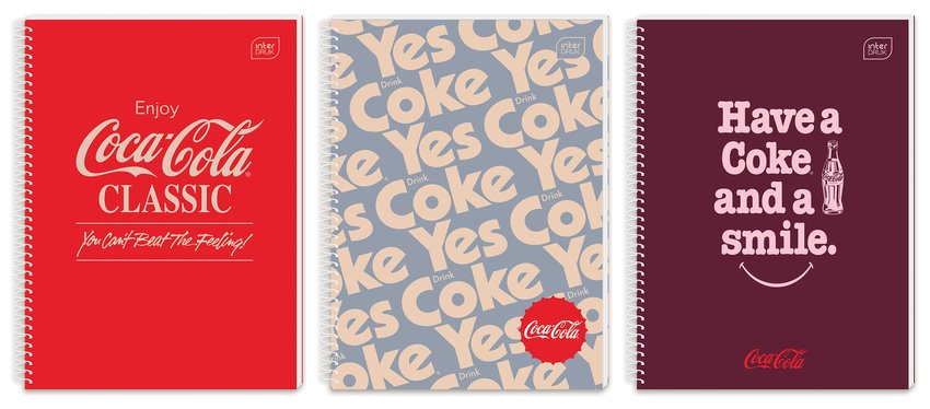 Kołozeszyt A4 100# M Hybrid Coca Cola