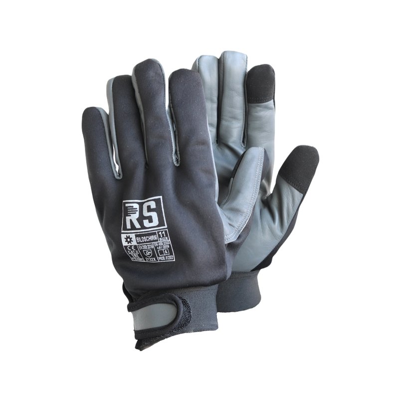 Rękawice Monterskie RS Bildschrim Lcd Rozm. 10 Granatowo-Szare /RS-Schutz