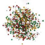 Kuleczki Styropianowe 8g Brokatowe Świąteczne /DpCraft