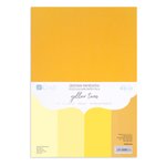 Zestaw Papierów 220G - Yellow Tones A4 20 Ark.  /DpCraft