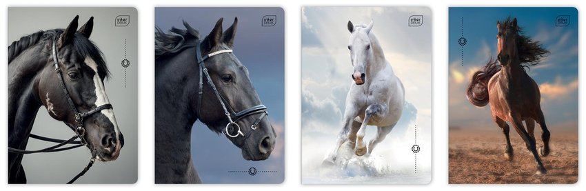 Zeszyt A5 32# M 70g UV Wild Horses