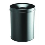 Kosz Na Śmieci Safe 15 Litrowy Okrągły Czarny /Durable 330501