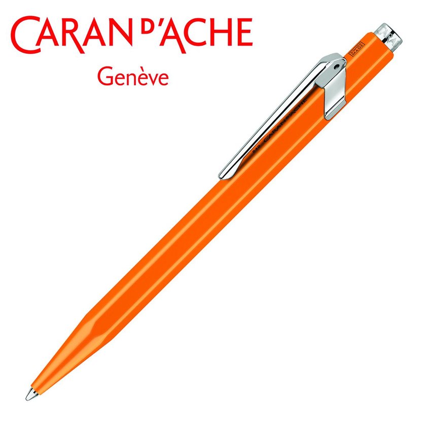 Długopis Caran D'Ache 849 Line Fluo M Pomorańczowy