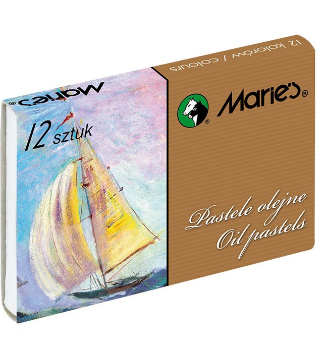 Pastele olejne E1220 – 12 kolorów Maries