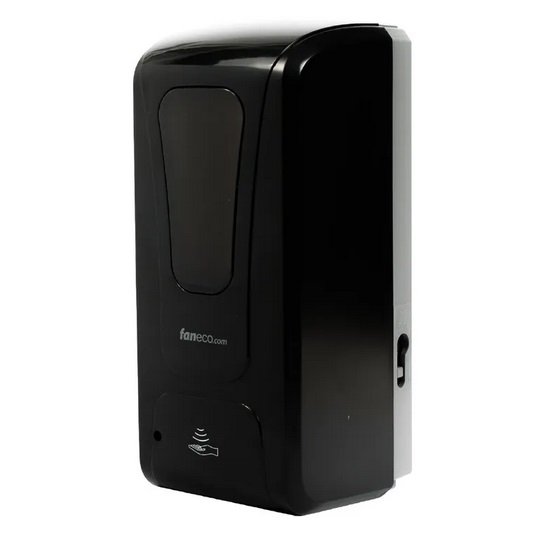 Czarny automatyczny dozownik mydła w płynie 1 l MED BLACK / Faneco