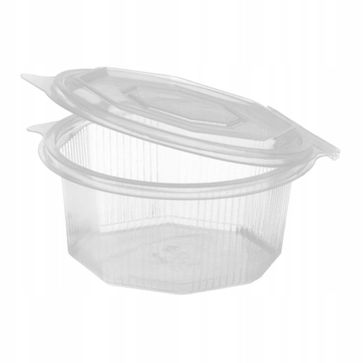 Pojemniki PP z wieczkiem 1000 ml ośmiokąt 50 szt Papstar