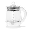Czajnik elektryczny ADLER AD 1299 15L z regulacją temperatury i zaparzaczem szklany biały