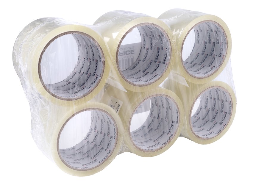 Taśma pakowa OFFICE PRODUCTS 72mm x 60y 36mic 1szt., transparentna