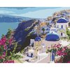 Malowanie po numerach BRUSHME 40x50 cm krajobraz Santorini 1 szt., w pudełku