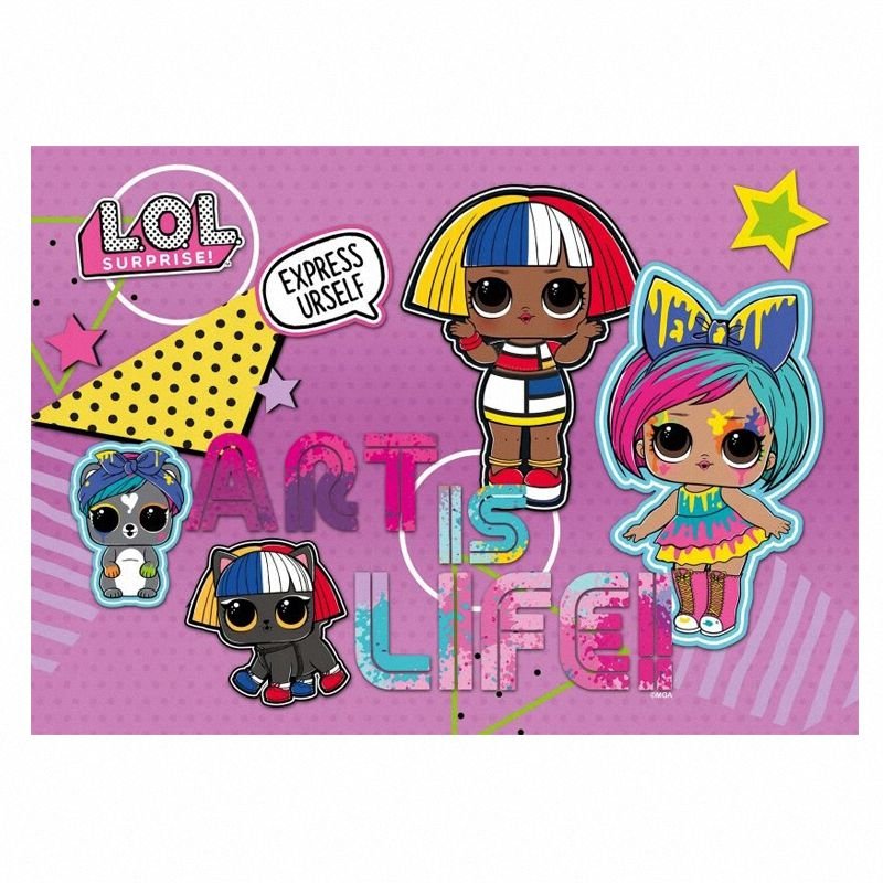 Podkładka Na Biurko LOL Surprise A3 Laminowana /St.Majewski