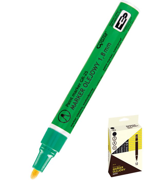 Marker olejowy GRAND GR-25 zielony