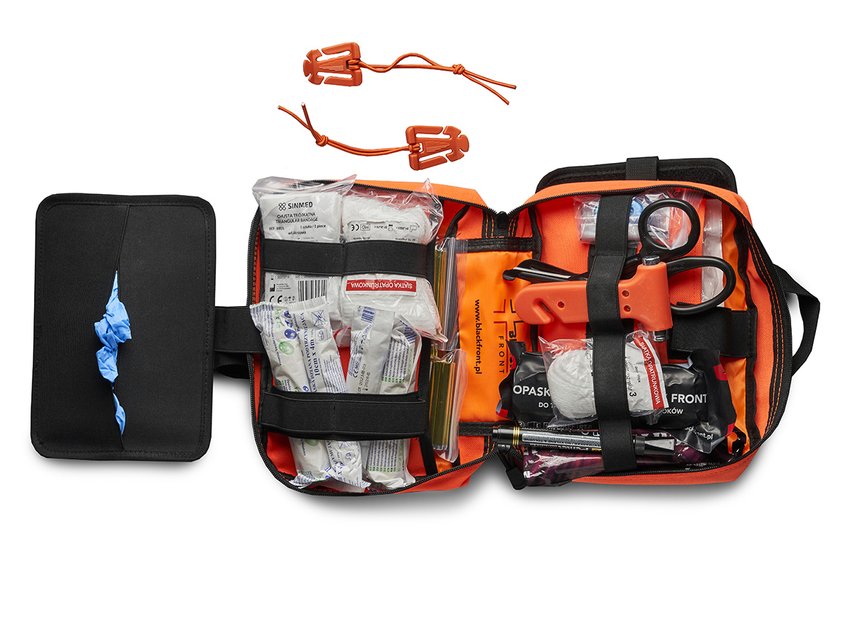 Apteczka samochodowa - Auto MAXHARTER model rozszerzony pomarańczowy