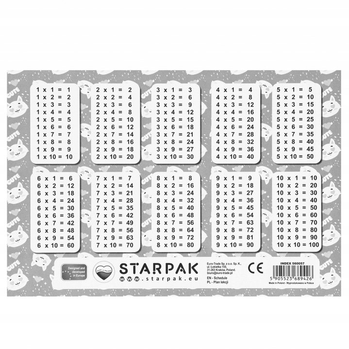 PLAN LEKCJI+TABL MNOZ A5 HORSES STK PB A25/750