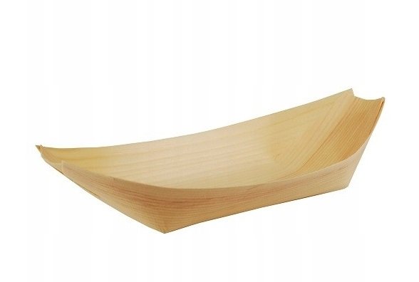 Miseczki Fingerfood z drewna "łódka" 11cm 50szt.  /Papstar