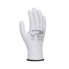 Rękawice Donau Safety Pu White Kat. II Rozm. 10 Białe  /DONAU SAFETY