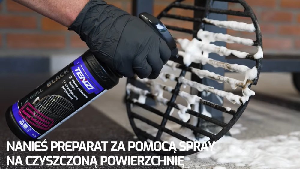 Płyn na przypalenia do piekarnika TENZI TOP GRILL BLACK 600 ml – zastosowanie w kuchni