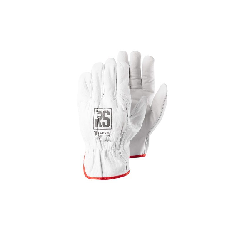 Rękawice Fahrer RS Driver Rozm. 8 Białe /RS-Schutz
