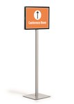 Podłogowy stojak informacyjny Info Stand Basic rozmiar A3 / Durable